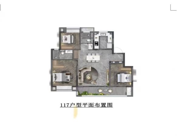 3室2厅2卫 龙湖天璞